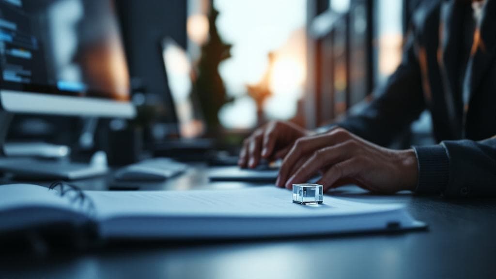 Team working with precision instruments representing commitment to verification